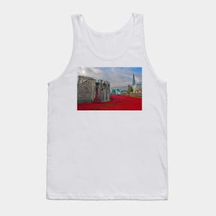 Tower of London Red Poppy Tank Top